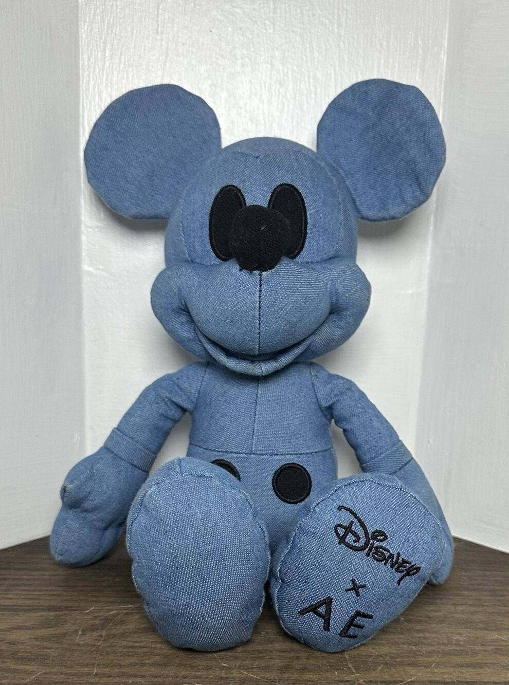 American Eagle Outfitters Disney Denim Mickey Mouse Plush Special Edition